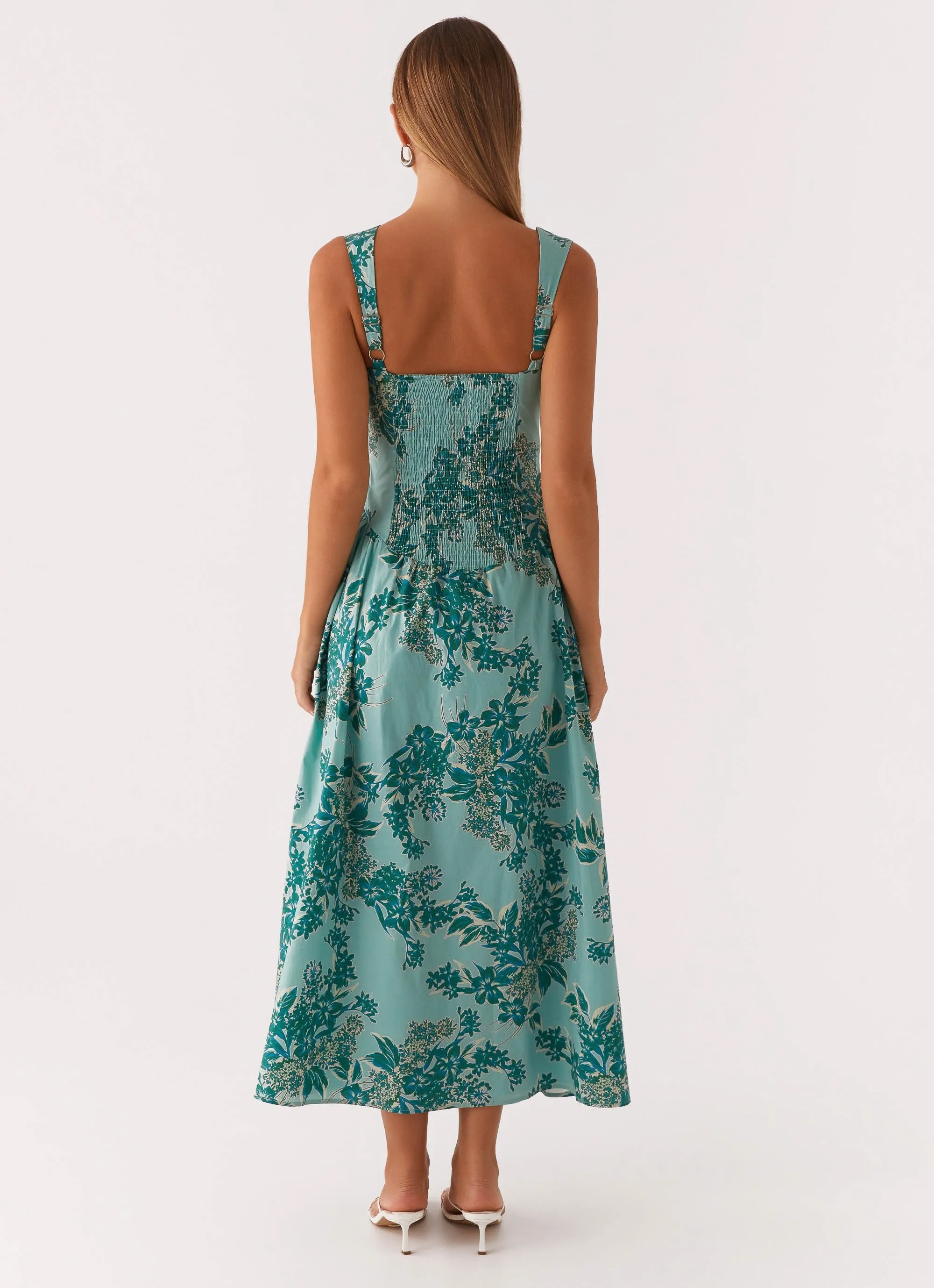 Emmalina Midi Dress - Cloud Nine Floral sold by Peppermayo product image thumbnail 4