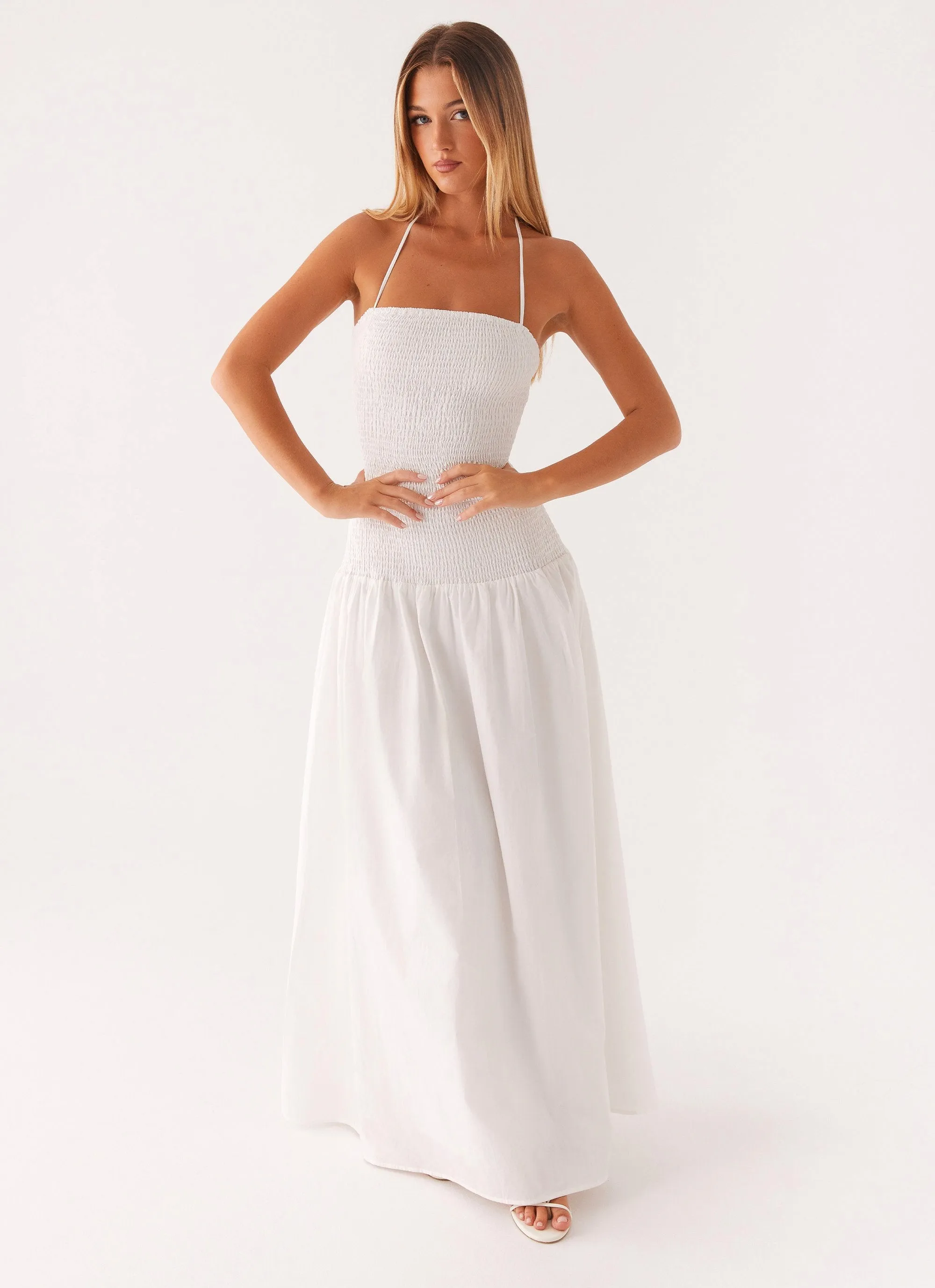 Zahra Maxi Dress - White sold by Peppermayo product image thumbnail 5