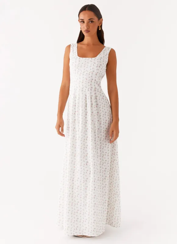 All My Love Maxi Dress - White Floral sold by Peppermayo