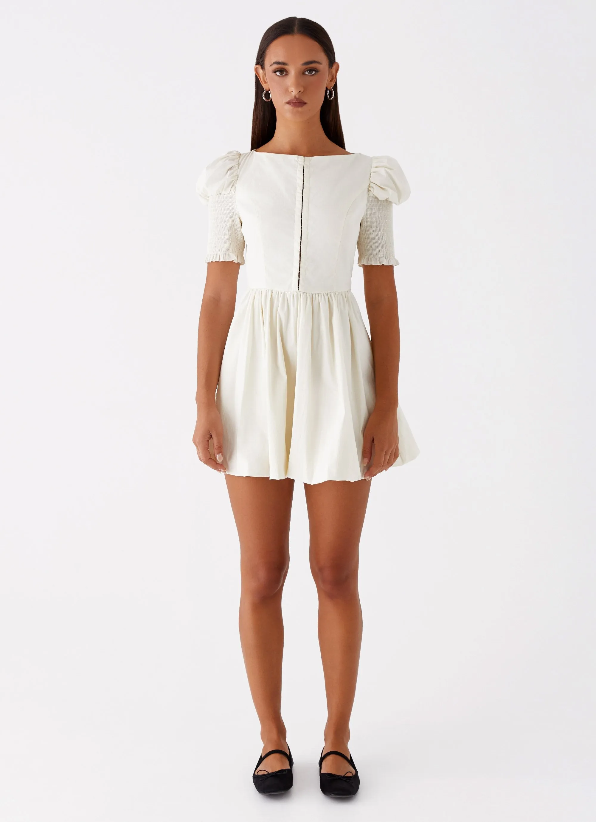 Enya Mini Dress - Ivory sold by Peppermayo product image thumbnail 3