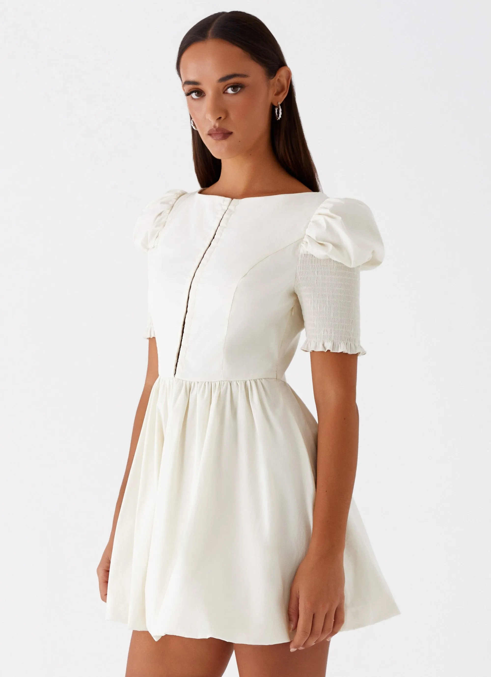 Enya Mini Dress - Ivory sold by Peppermayo product image thumbnail 4