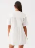 Jojo Mini Dress - Ivory sold by Peppermayo
