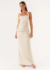 Rumour Has It Maxi Dress - Oatmeal sold by Peppermayo