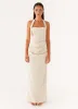 Rumour Has It Maxi Dress - Oatmeal sold by Peppermayo