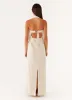 Rumour Has It Maxi Dress - Oatmeal sold by Peppermayo