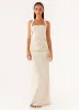 Rumour Has It Maxi Dress - Oatmeal sold by Peppermayo