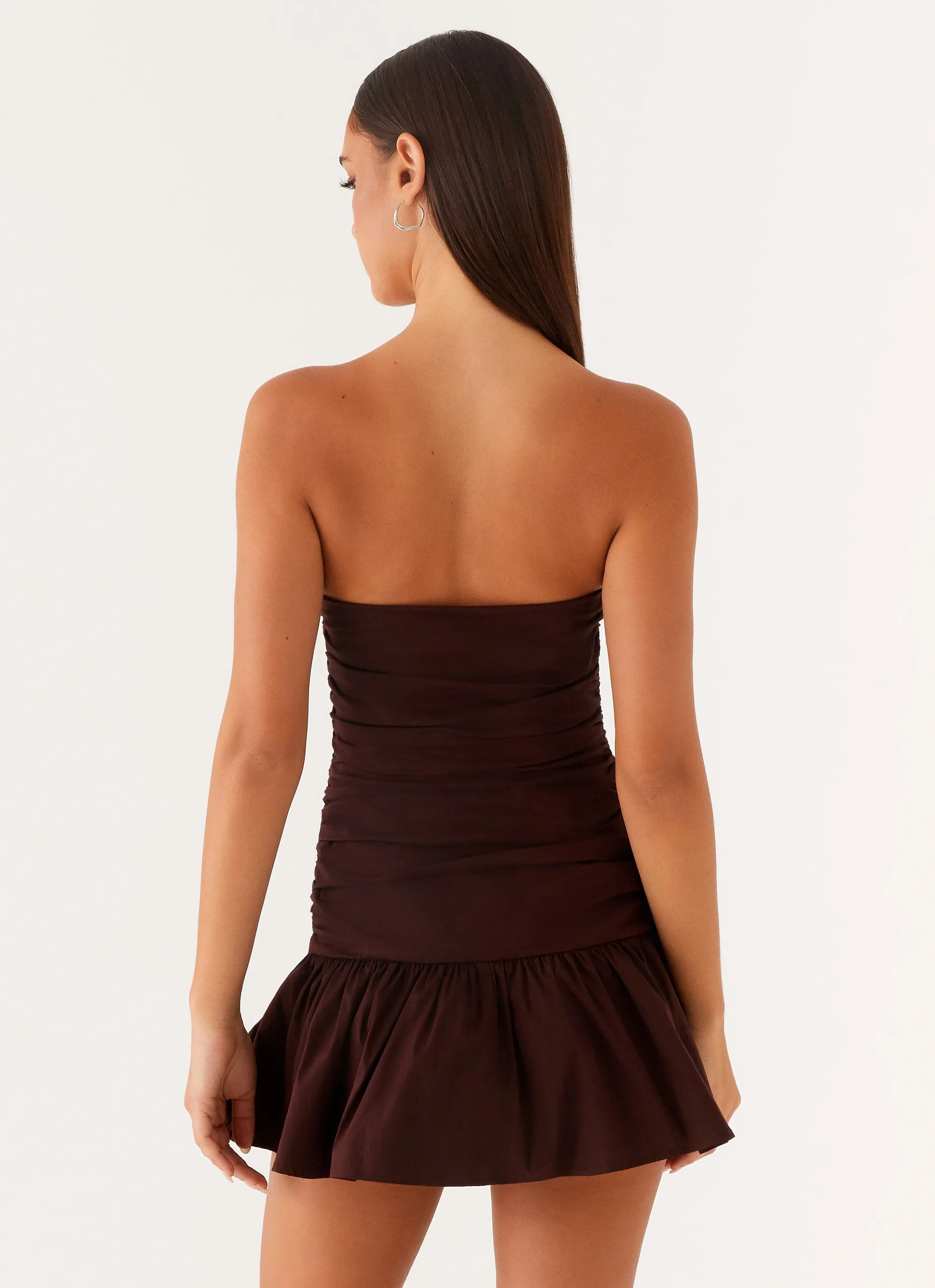 Carmel Mini Dress - Chocolate sold by Peppermayo product image thumbnail 5