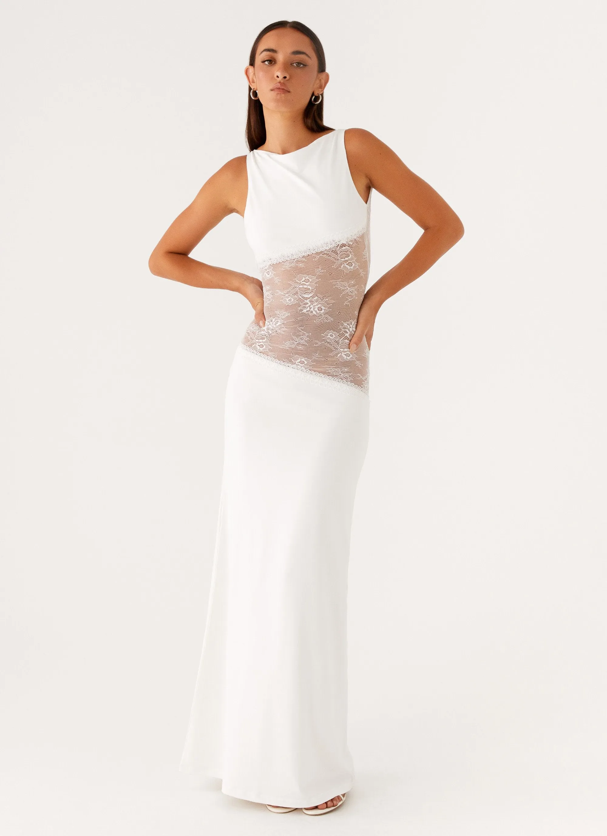 Lucinda Maxi Dress - White sold by Peppermayo product image thumbnail 5