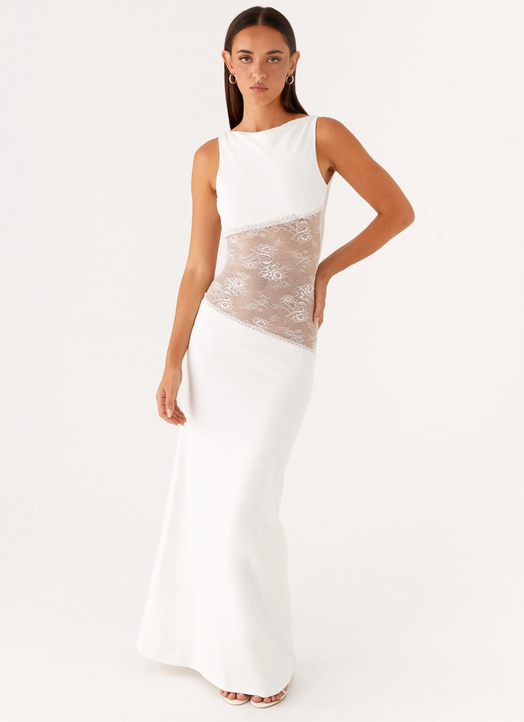 Lucinda Maxi Dress - White sold by Peppermayo product image thumbnail 2