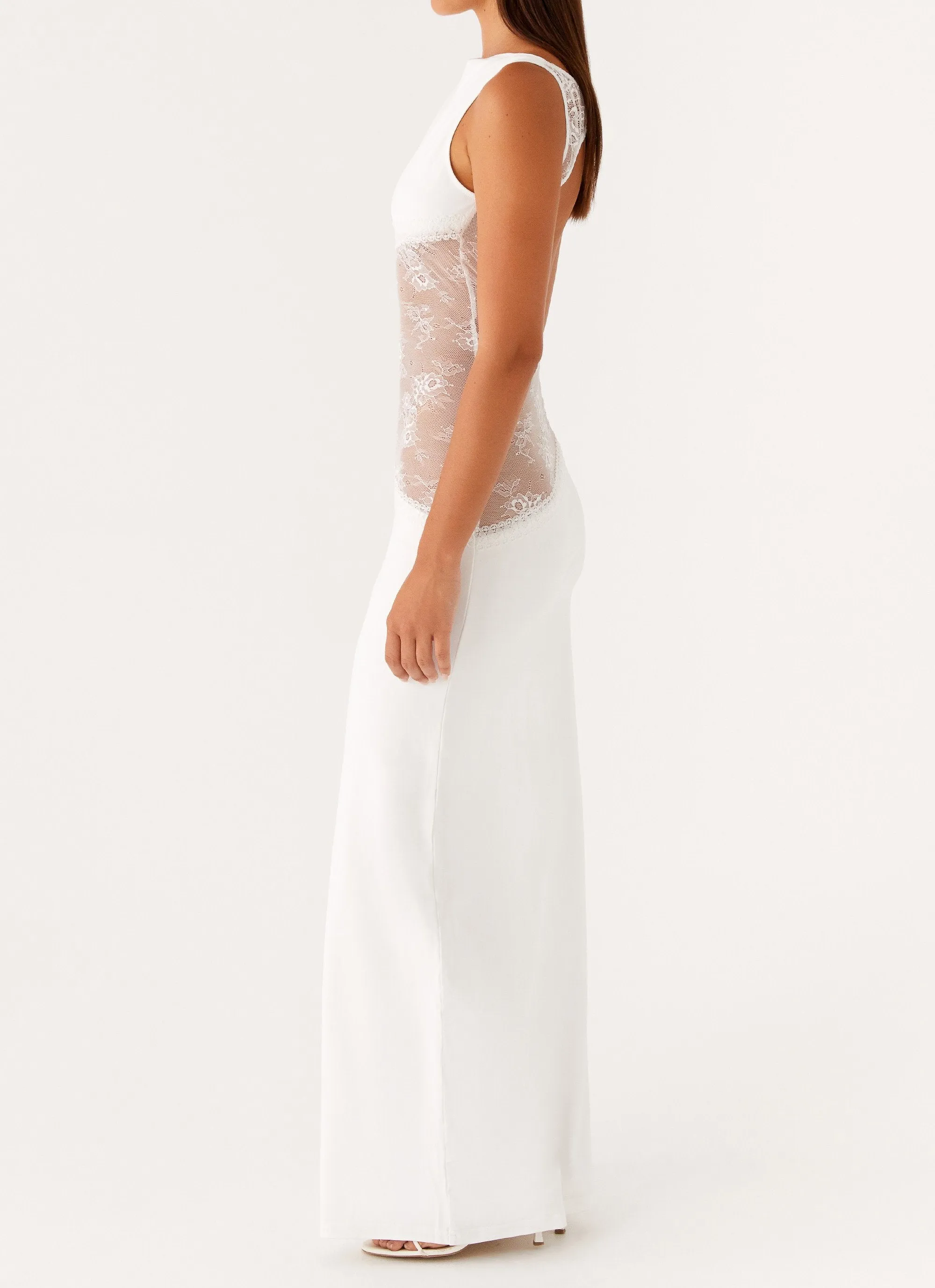 Lucinda Maxi Dress - White sold by Peppermayo product image thumbnail 3
