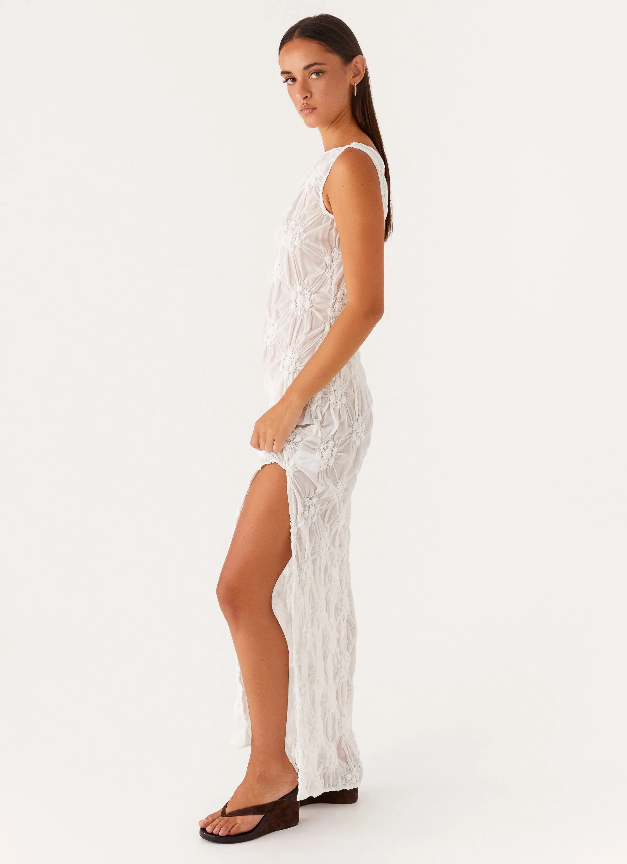 Briar Backless Maxi Dress - Ivory sold by Peppermayo product image thumbnail 5