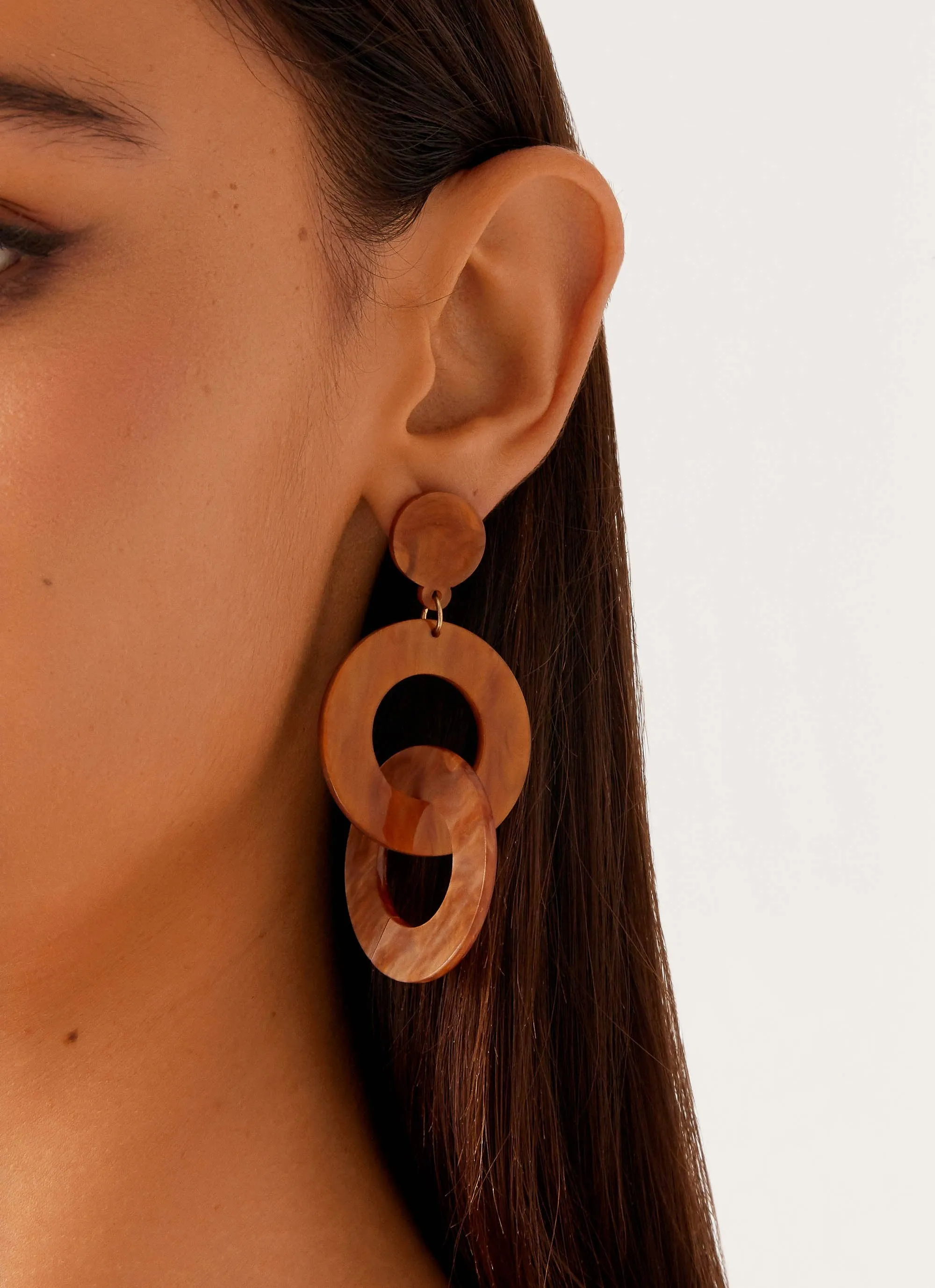 Bijou Earrings - Brown sold by Peppermayo product image thumbnail 3