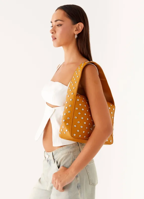 Crawford Shoulder Bag - Orange sold by Peppermayo