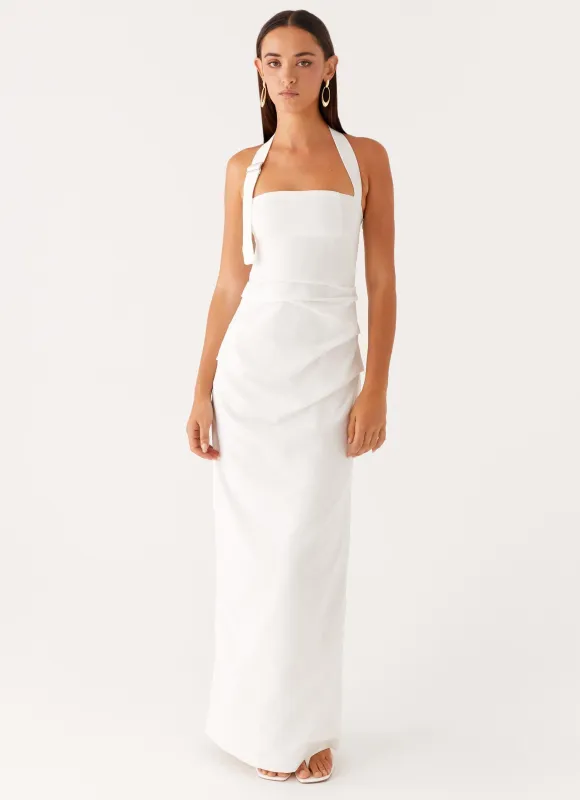 Rumour Has it Maxi Dress - White sold by Peppermayo