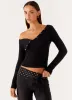 Waverly Knit Top - Black sold by Peppermayo