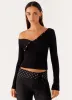 Waverly Knit Top - Black sold by Peppermayo
