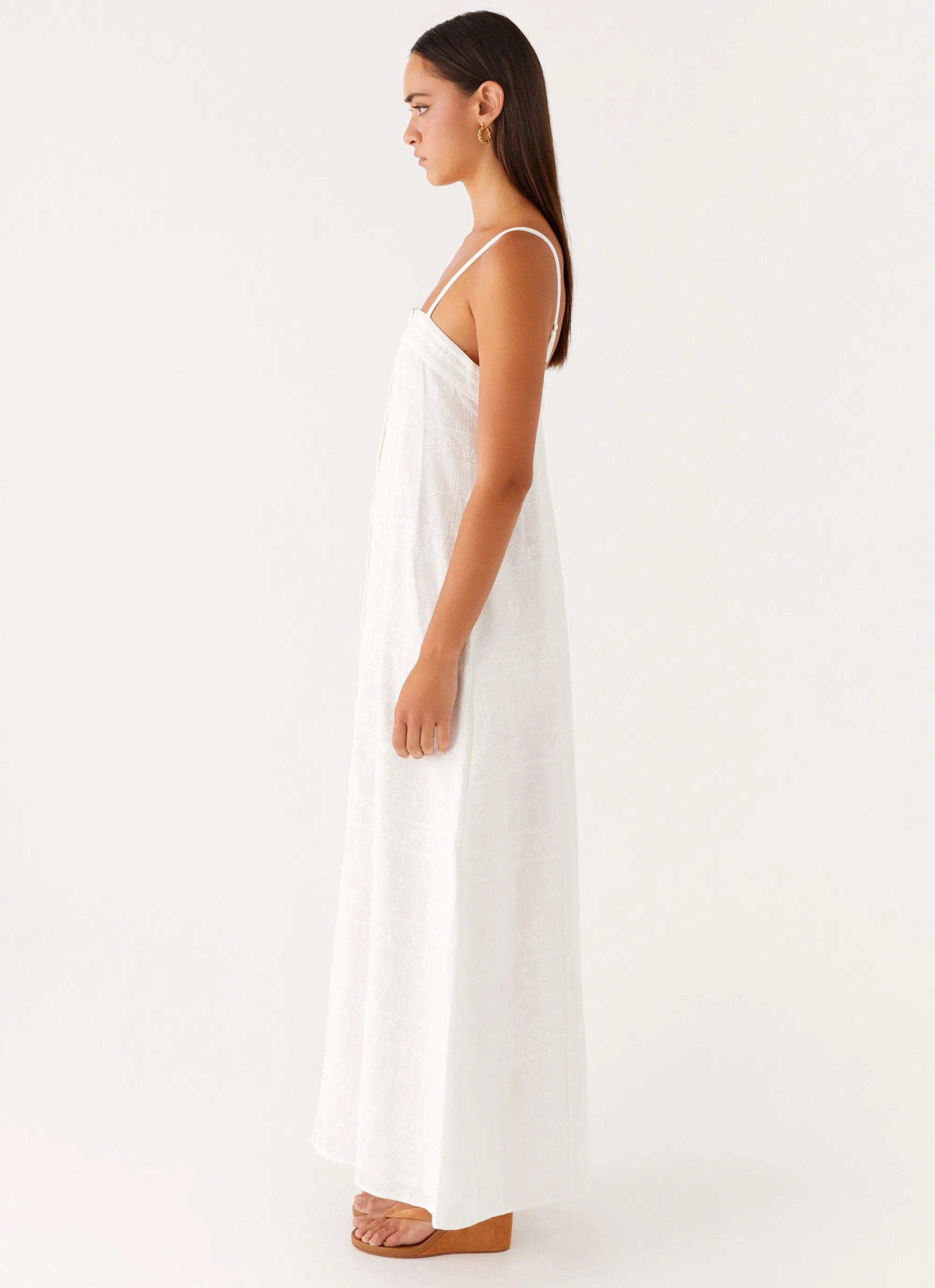 Cole Maxi Dress - White sold by Peppermayo product image thumbnail 3