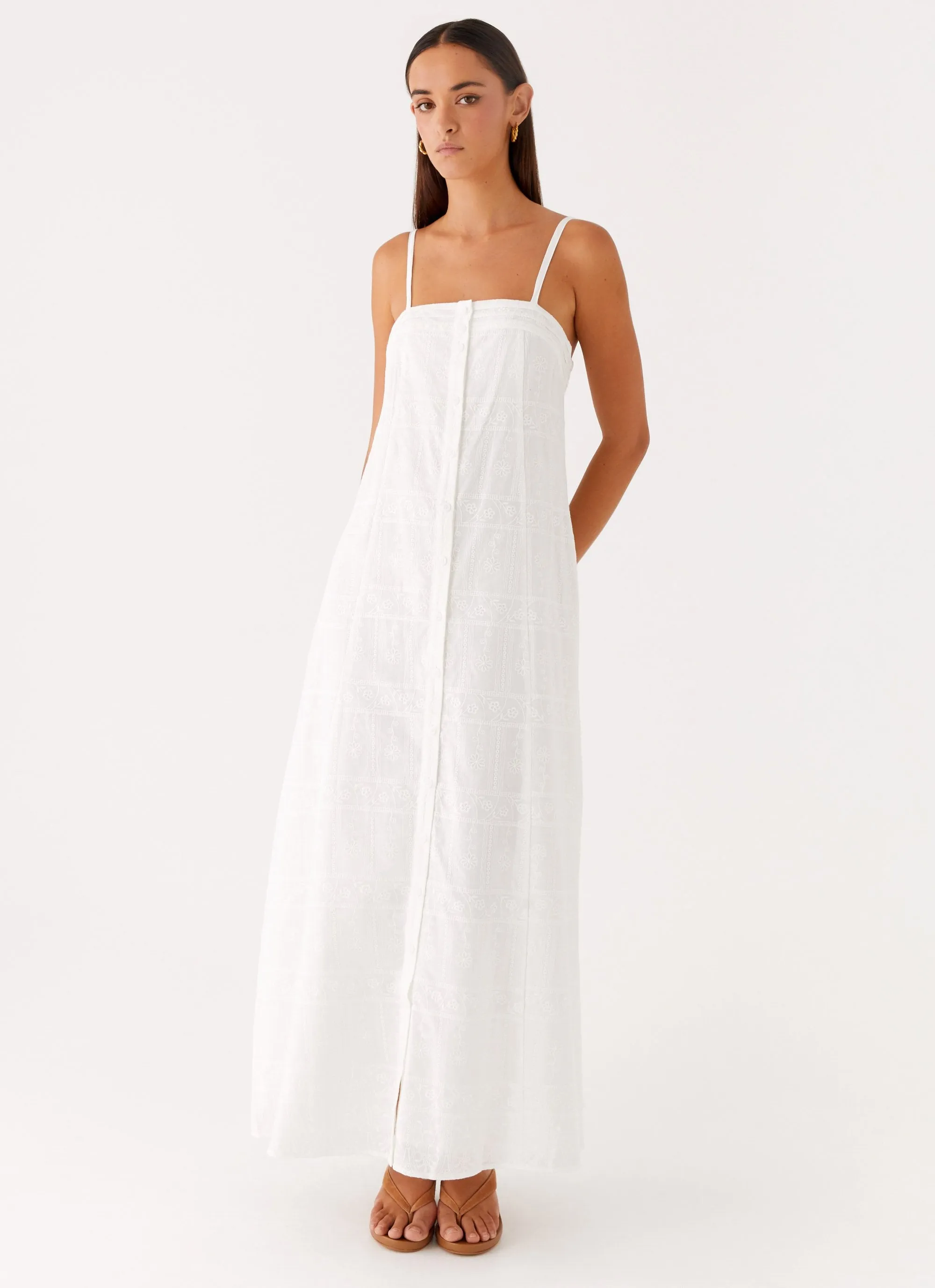 Cole Maxi Dress - White sold by Peppermayo product image thumbnail 5