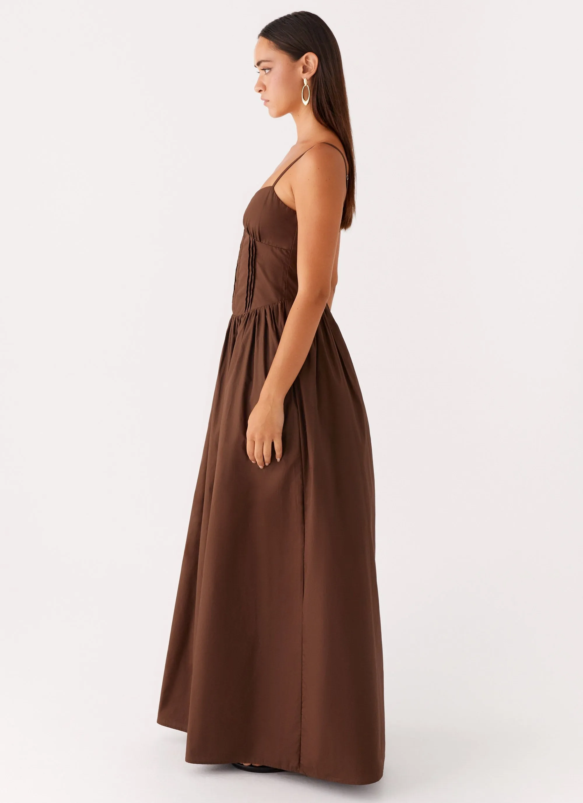 Cerys Maxi Dress - Chocolate sold by Peppermayo product image thumbnail 3
