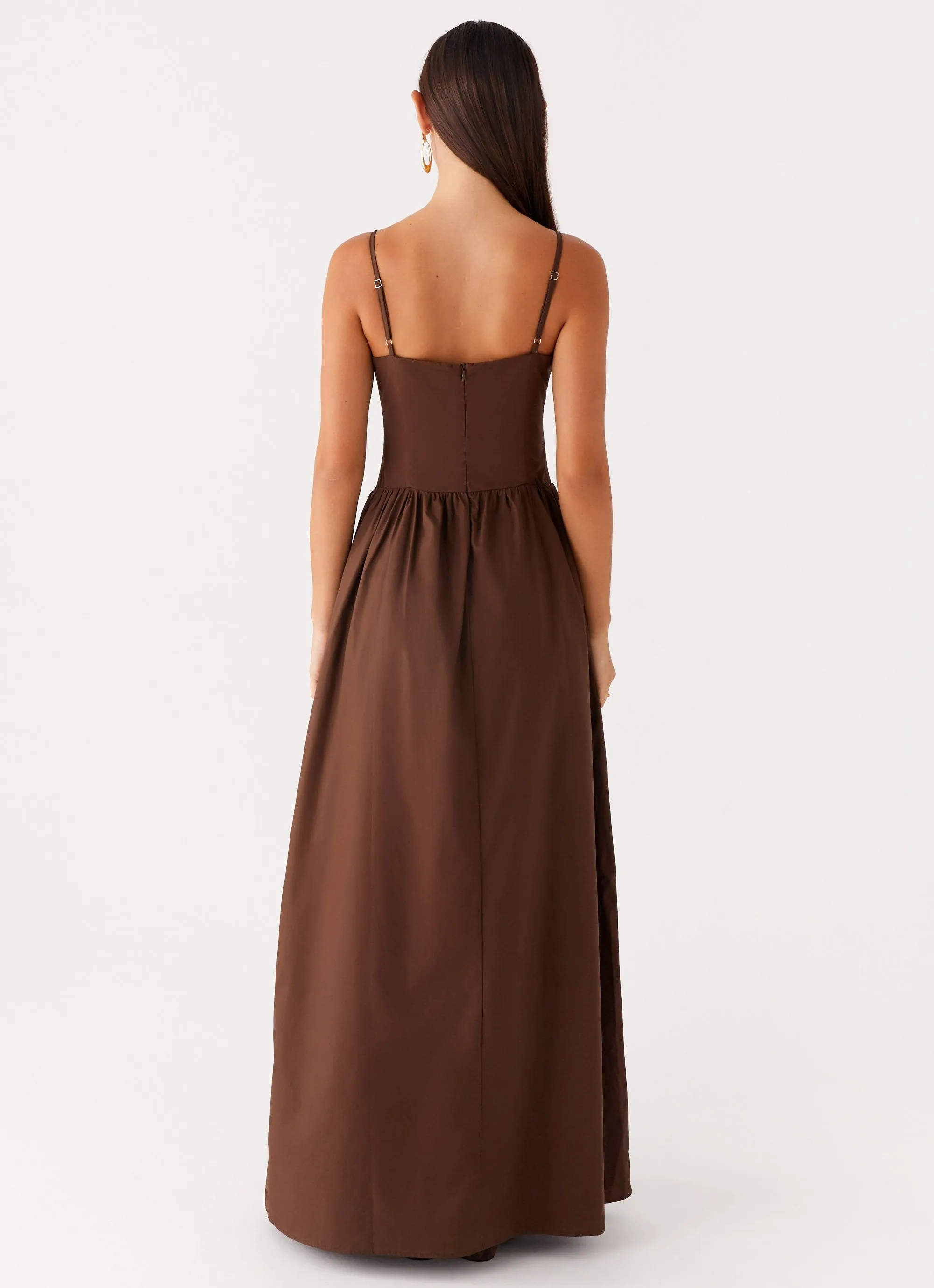 Cerys Maxi Dress - Chocolate sold by Peppermayo product image thumbnail 4
