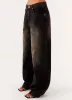 Pera Baggy Denim Jeans - Brown Wash sold by Peppermayo