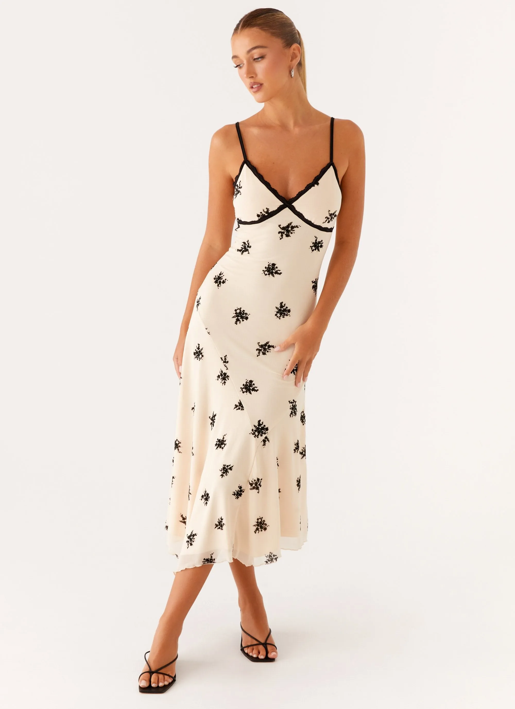 Amelia Midi Dress - Nude sold by Peppermayo product image thumbnail 3