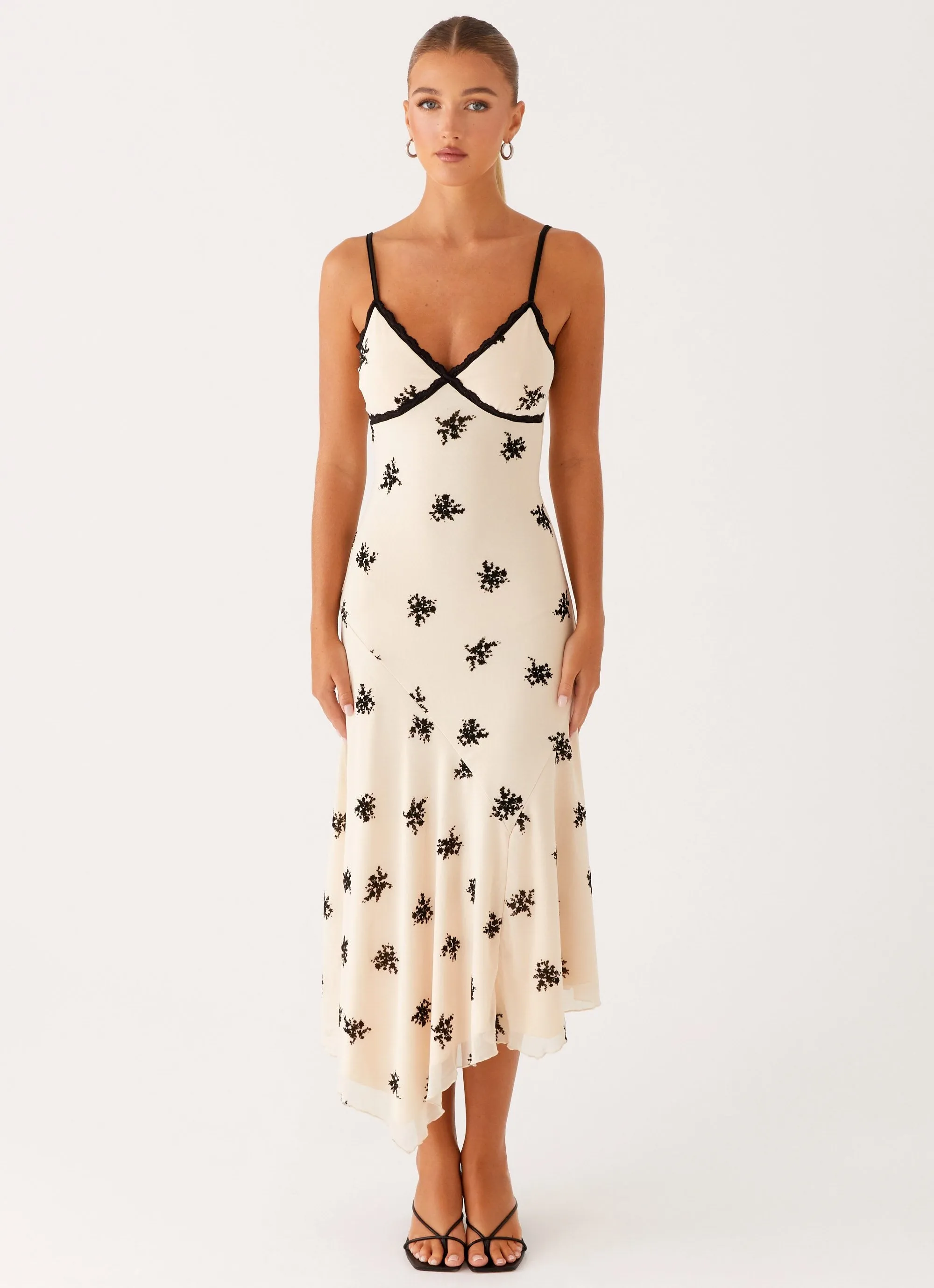 Amelia Midi Dress - Nude sold by Peppermayo