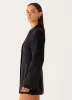 Albi Fitted Blazer Mini Dress - Black sold by Peppermayo