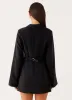 Albi Fitted Blazer Mini Dress - Black sold by Peppermayo