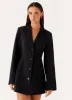 Albi Fitted Blazer Mini Dress - Black sold by Peppermayo