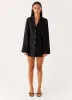 Albi Fitted Blazer Mini Dress - Black sold by Peppermayo