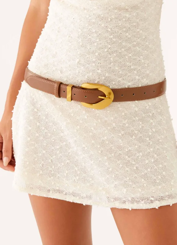 Hyphen Belt - Brown made by Peppermayo