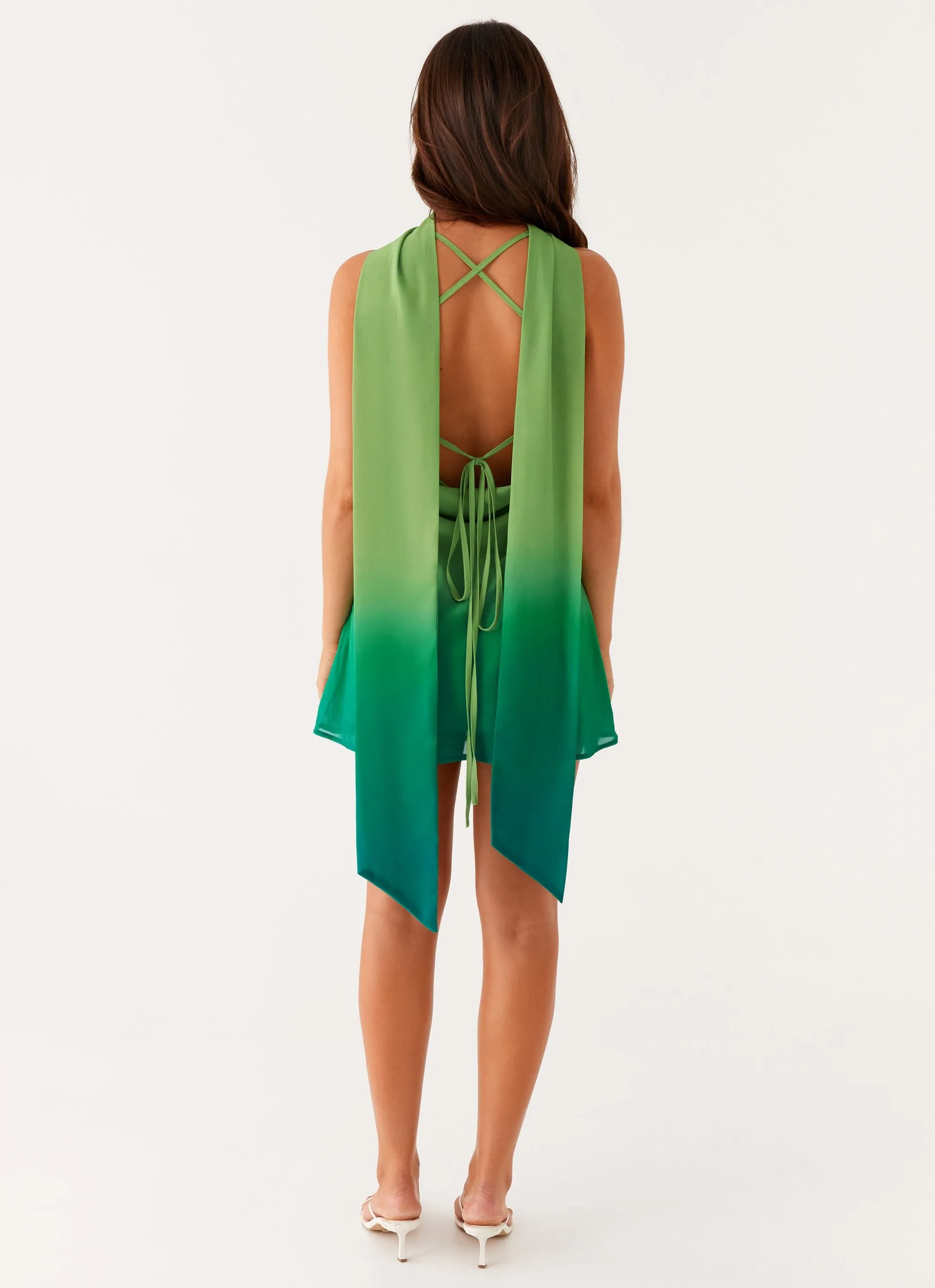 Parma Mini Dress - Green Ombre sold by Peppermayo product image thumbnail 4
