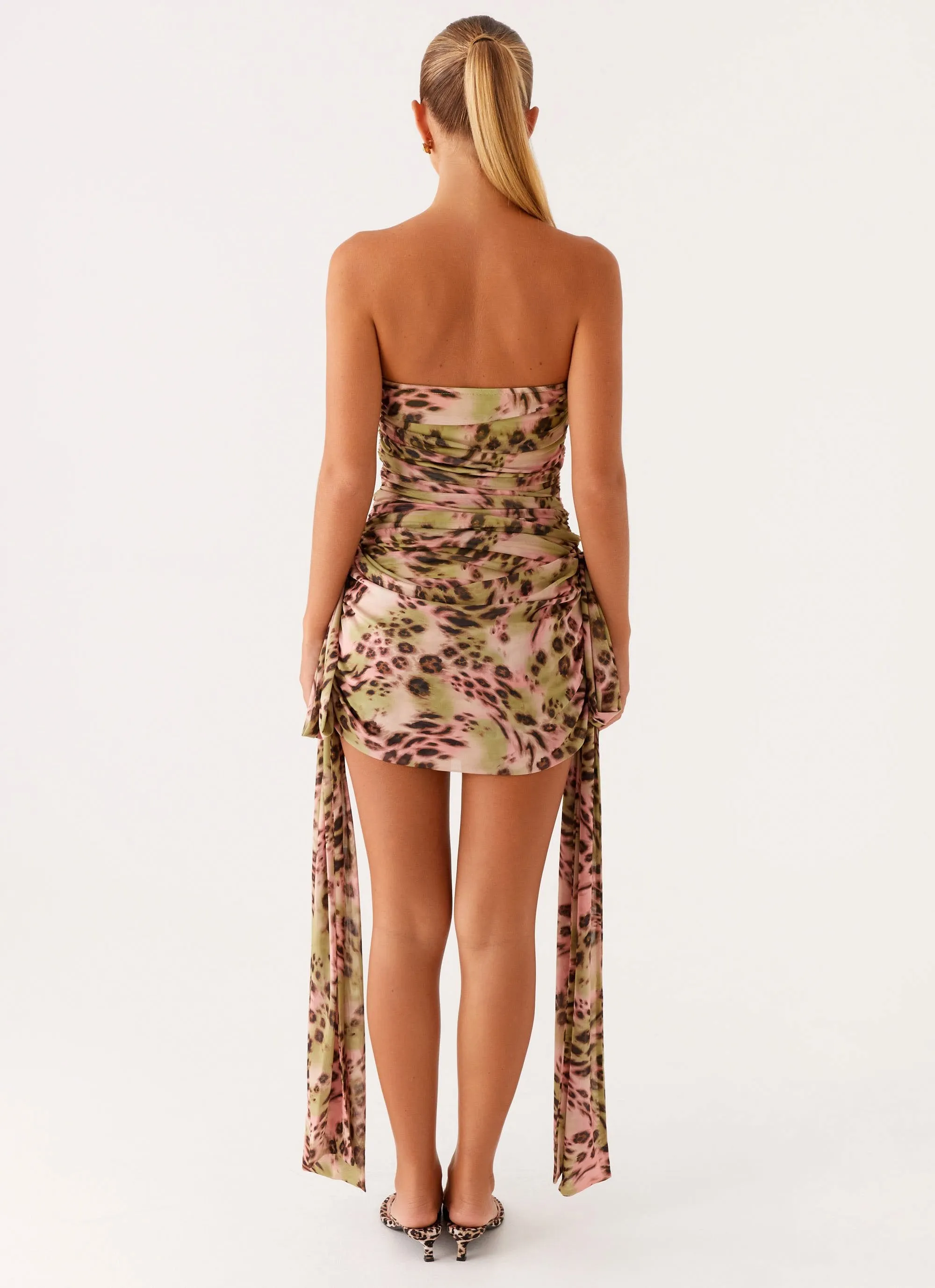 Georgie Mini Dress - Swirl Leo sold by Peppermayo product image thumbnail 5