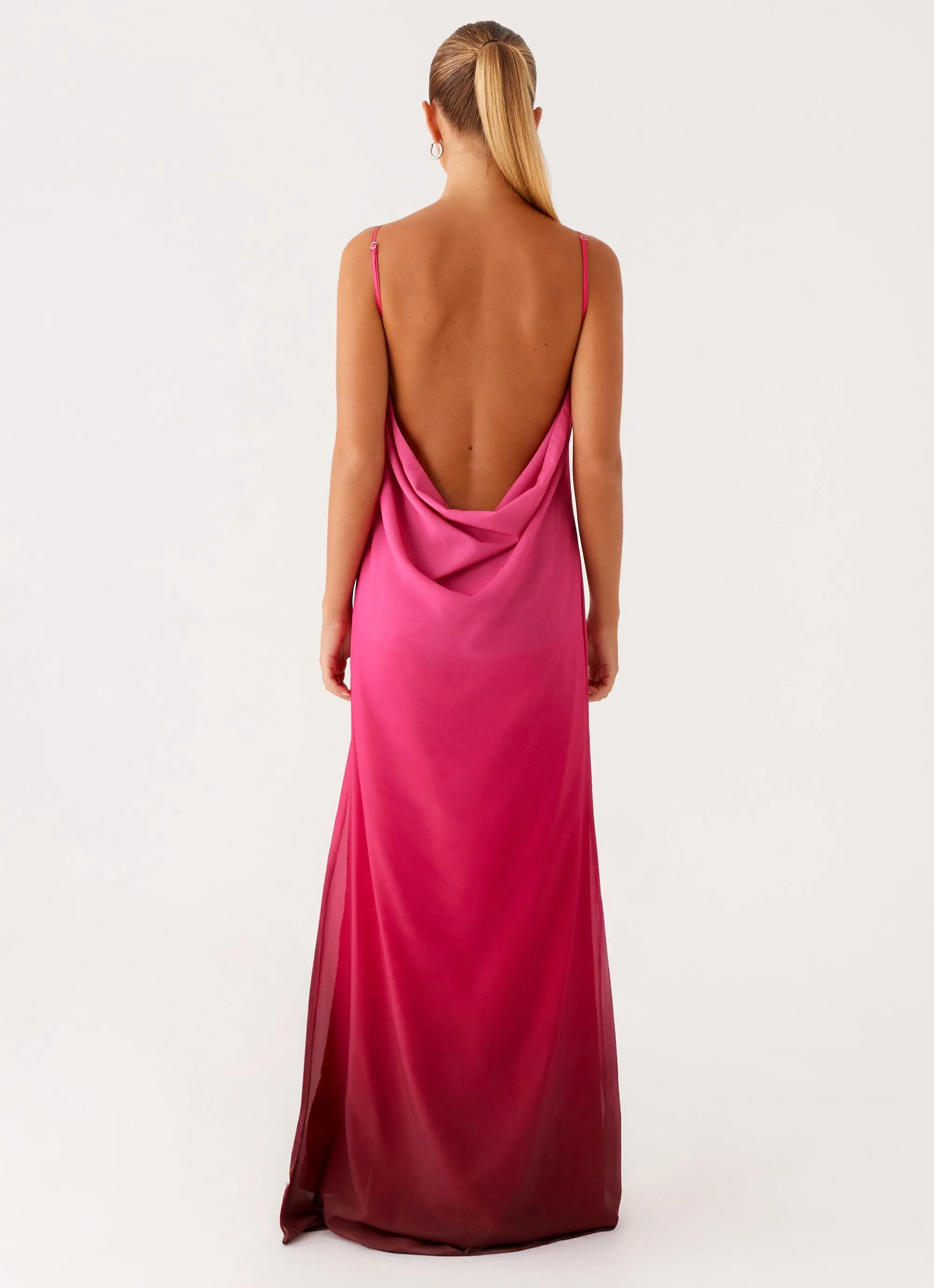 Marianne Maxi Dress - Fuchsia Gradient sold by Peppermayo product image thumbnail 5