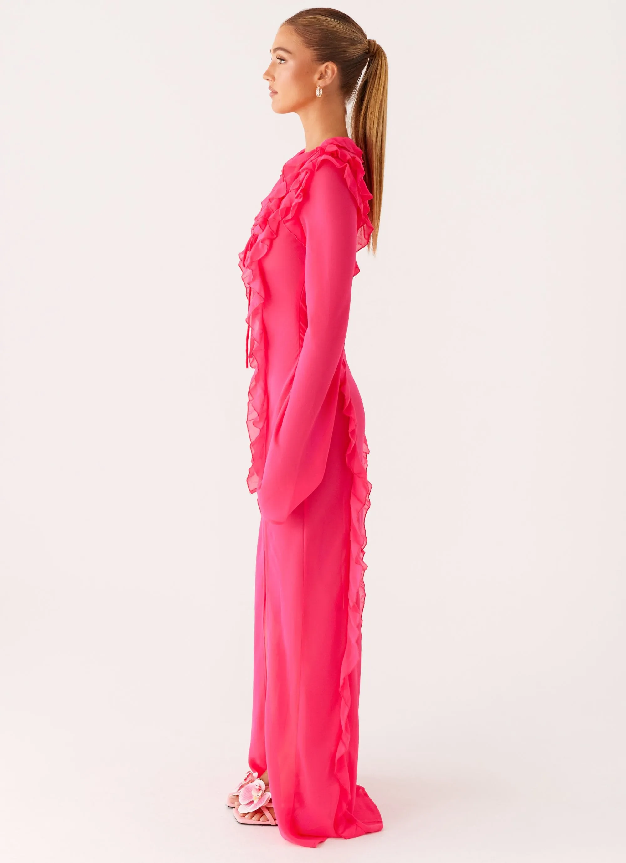 Charlize Maxi Dress - Pink sold by Peppermayo product image thumbnail 4