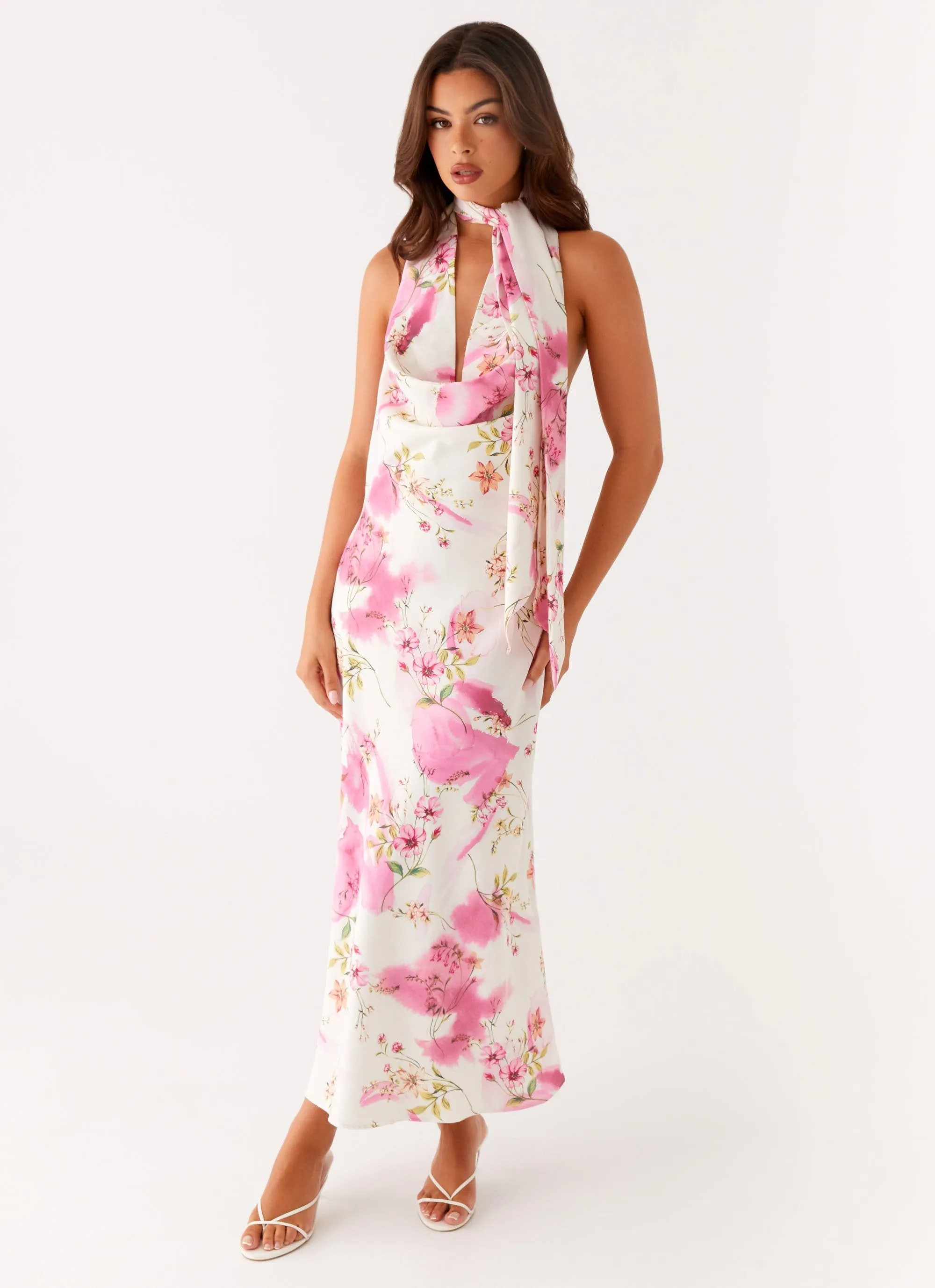 Jensen Midi Dress - Ivory Floral Print sold by Peppermayo product image thumbnail 5