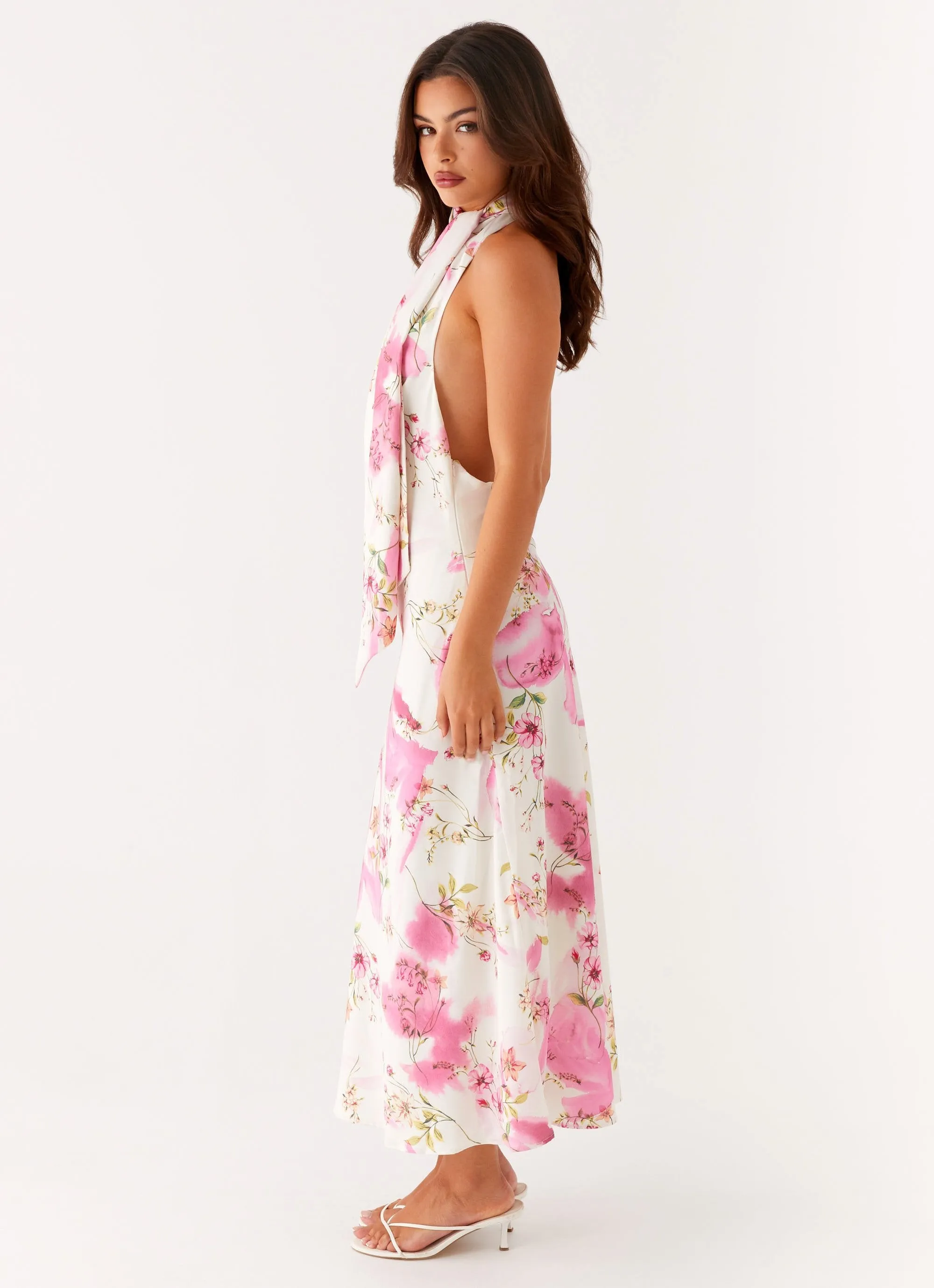 Jensen Midi Dress - Ivory Floral Print sold by Peppermayo product image thumbnail 3