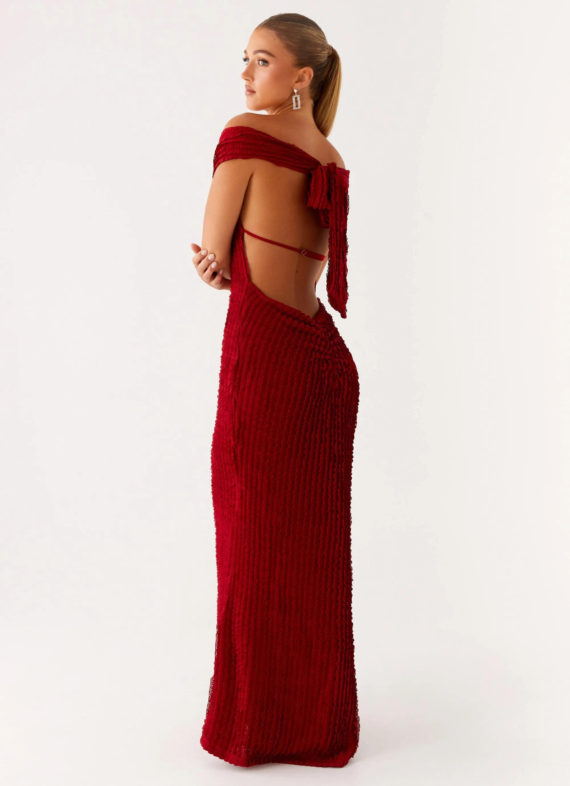 Chantelle Maxi Dress - Red sold by Peppermayo product image thumbnail 5