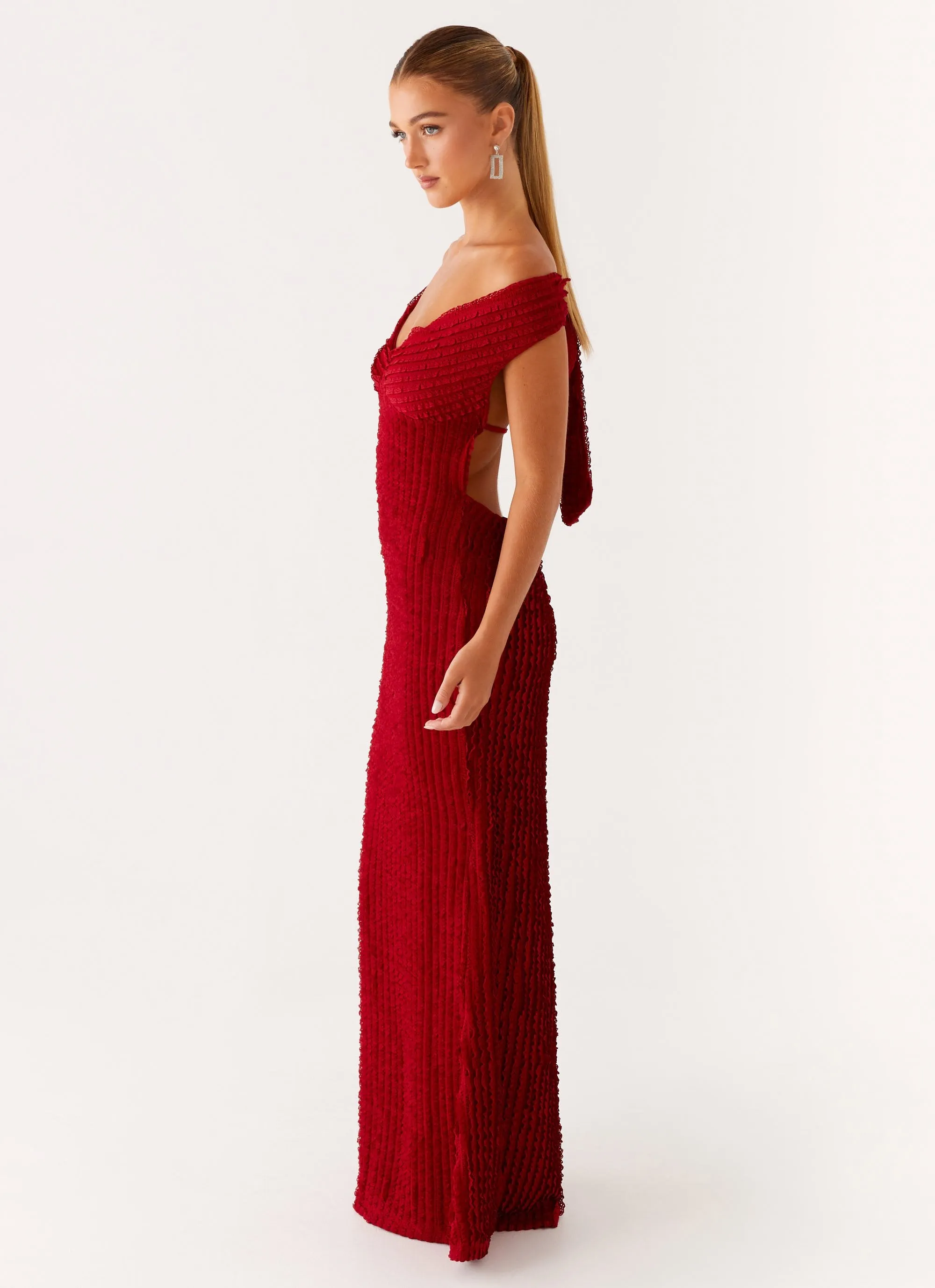 Chantelle Maxi Dress - Red sold by Peppermayo product image thumbnail 3