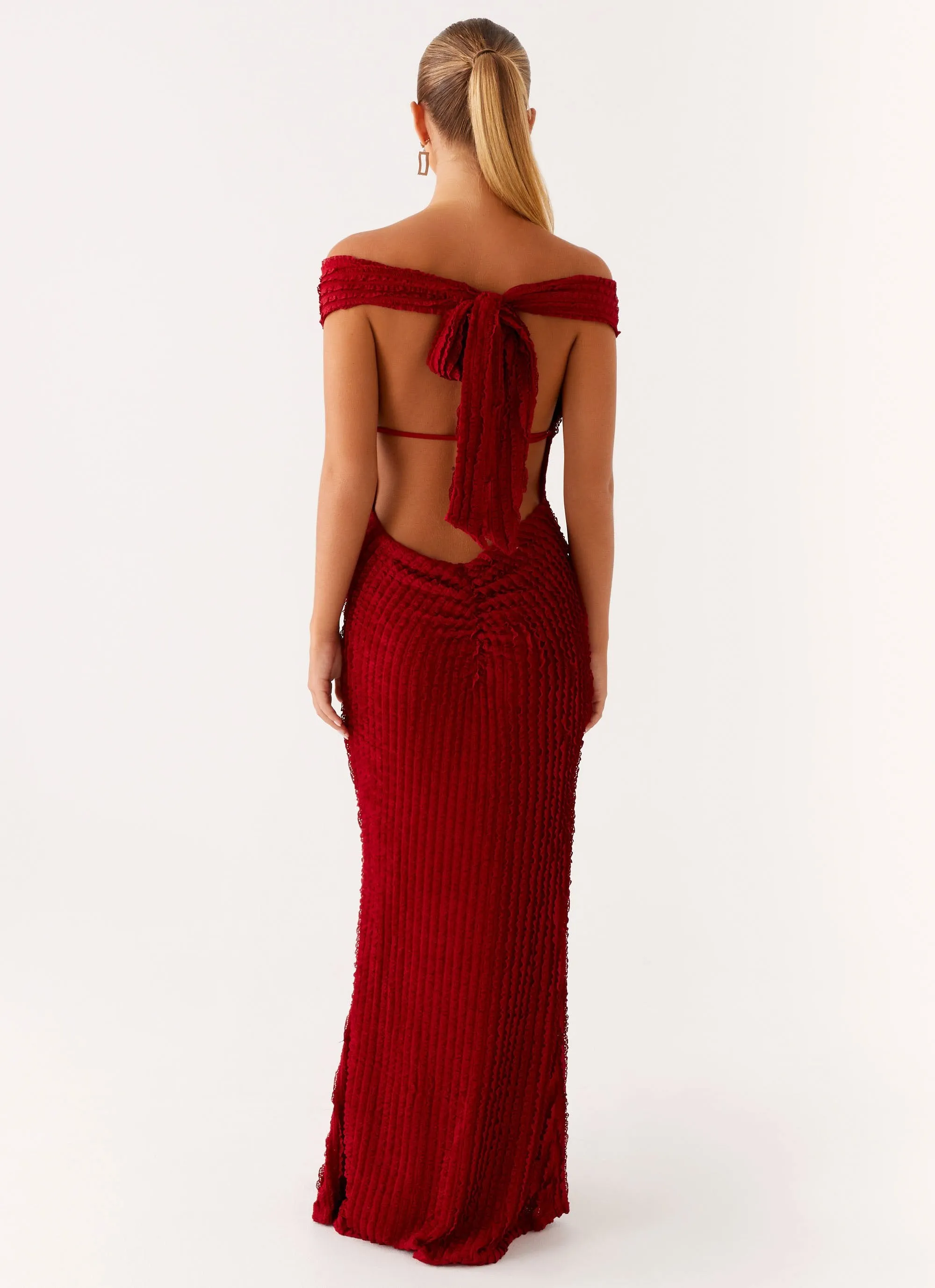 Chantelle Maxi Dress - Red sold by Peppermayo product image thumbnail 4