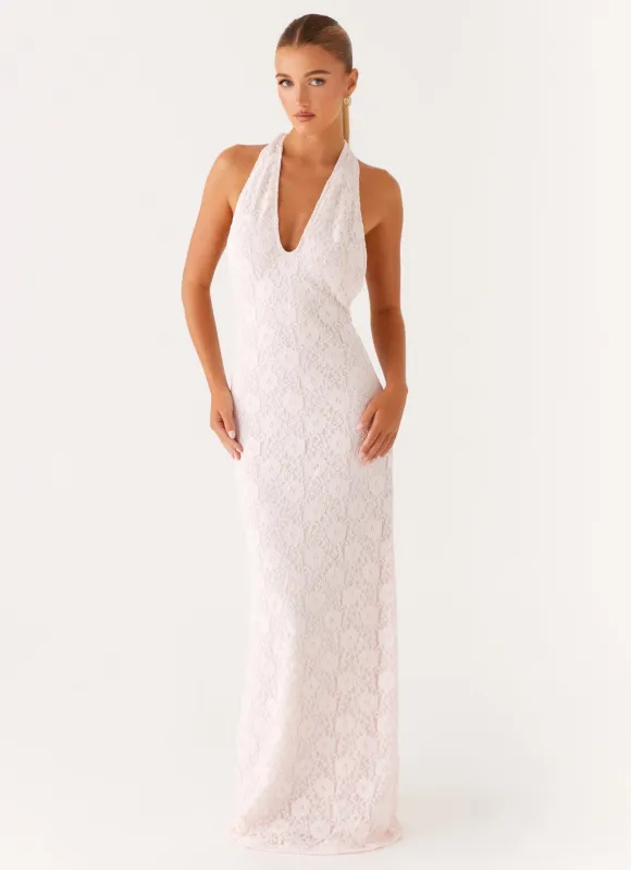 Carly Maxi Dress - Pink sold by Peppermayo