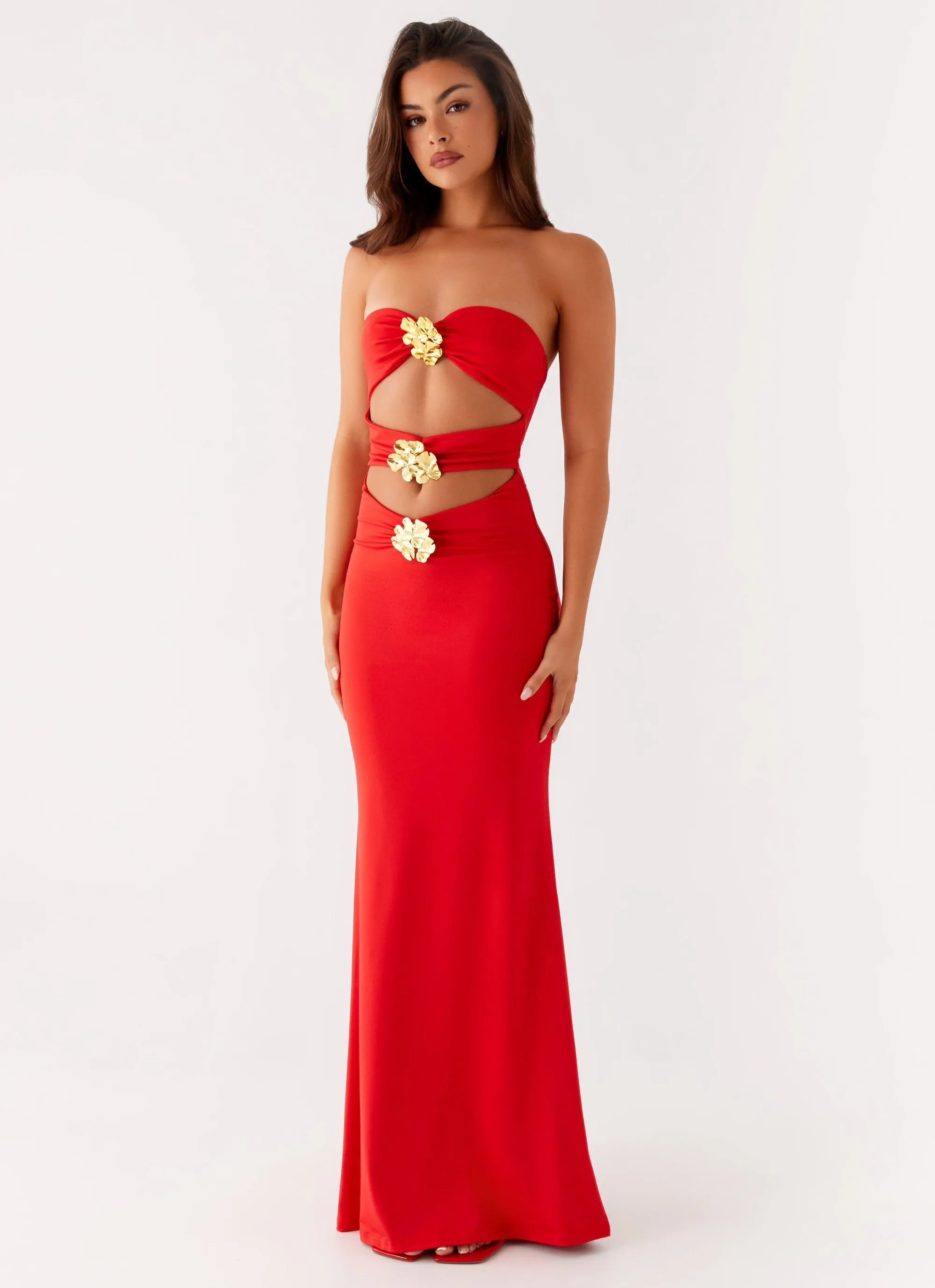 Raye Maxi Dress - Tangerine sold by Peppermayo product image thumbnail 5