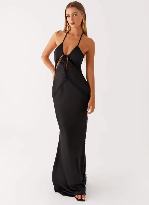 Highway Maxi Dress - Black sold by Peppermayo