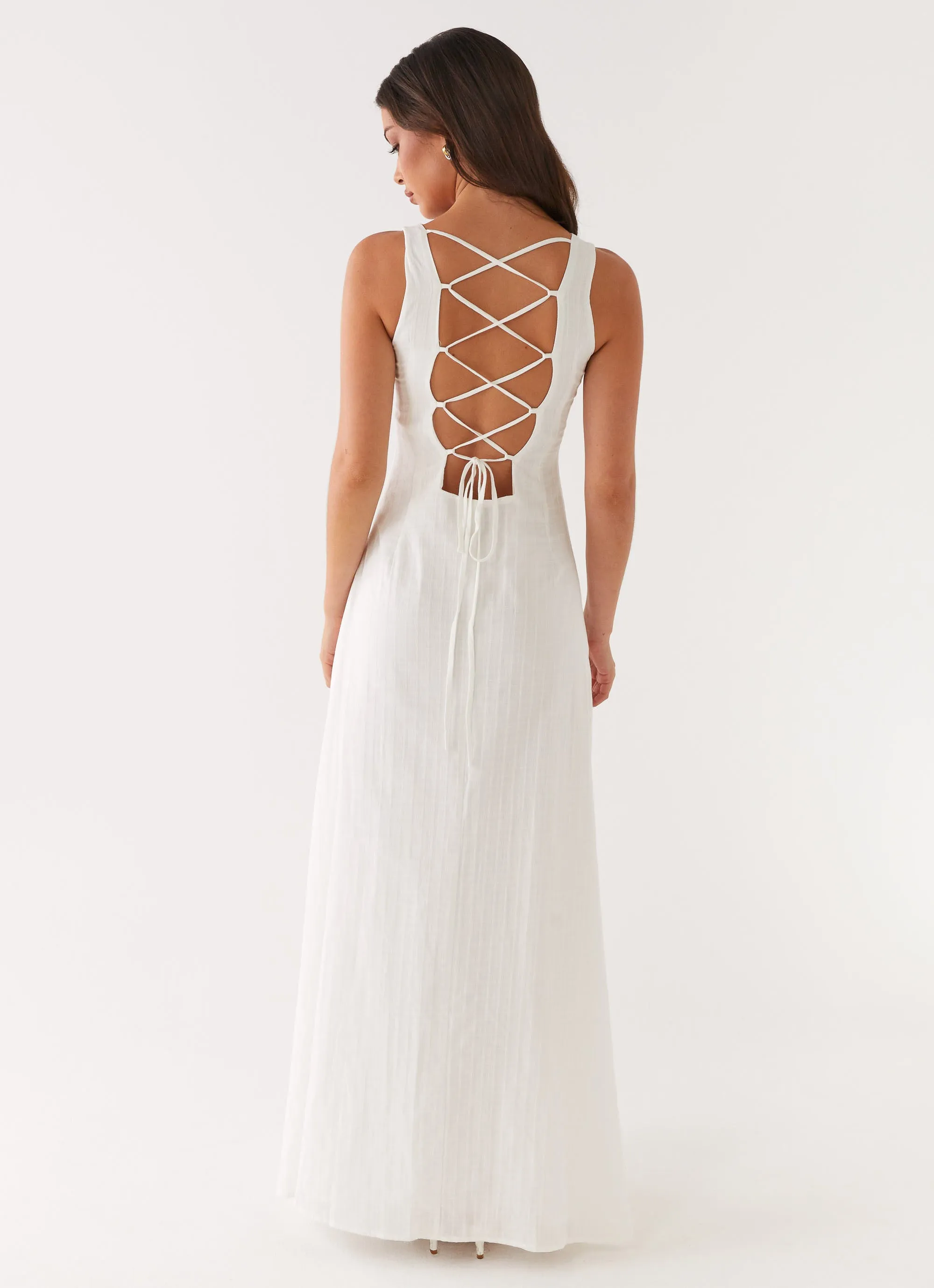 Maloney Maxi Dress - White sold by Peppermayo product image thumbnail 4