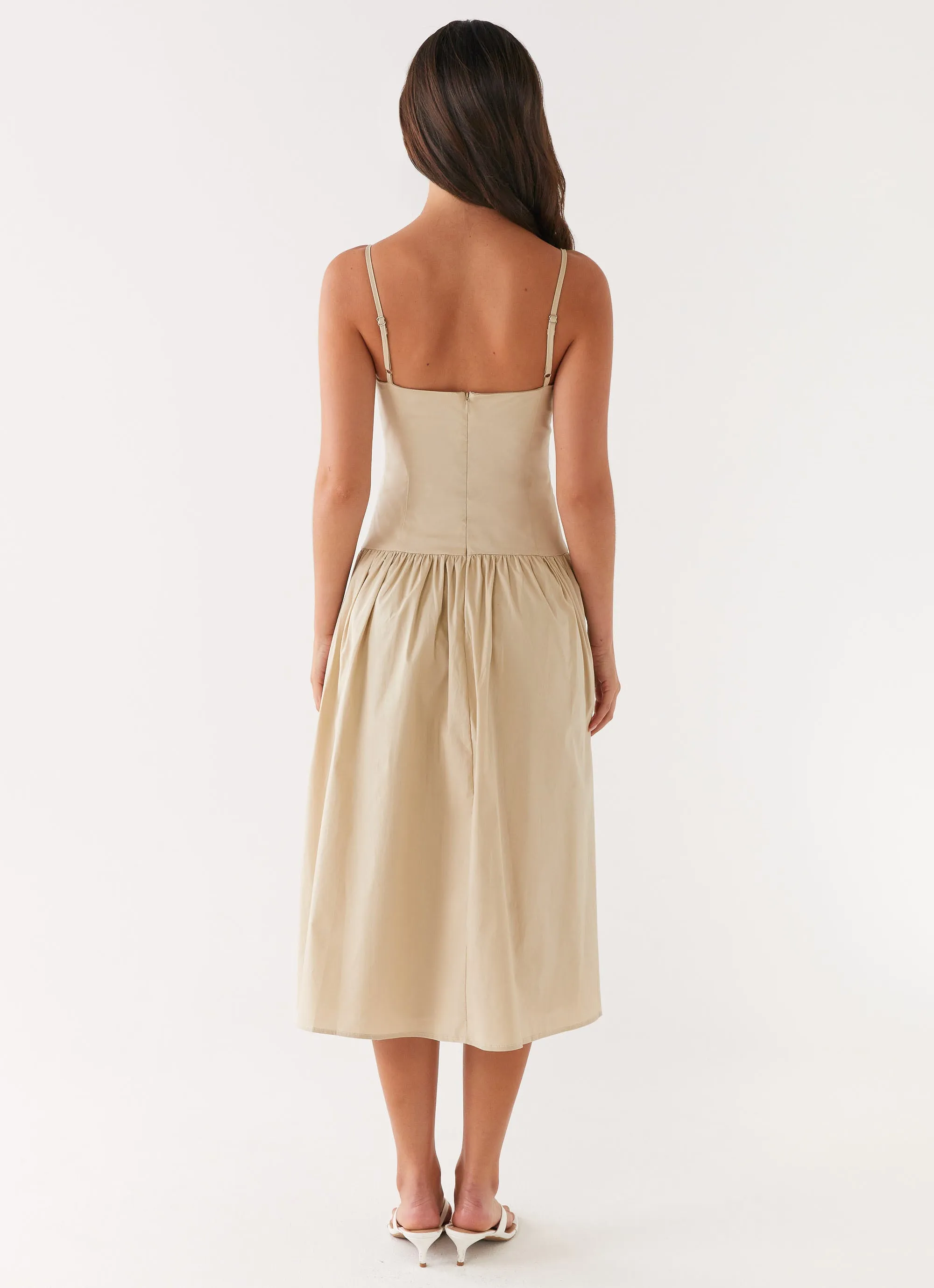 Azalea Midi Dress - Beige sold by Peppermayo product image thumbnail 5