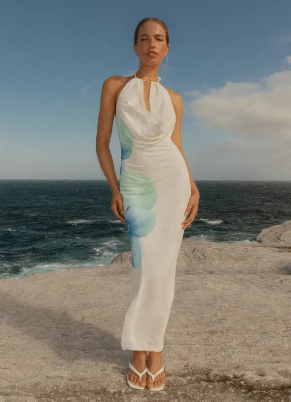 Elo Maxi Dress - Ivory sold by Peppermayo