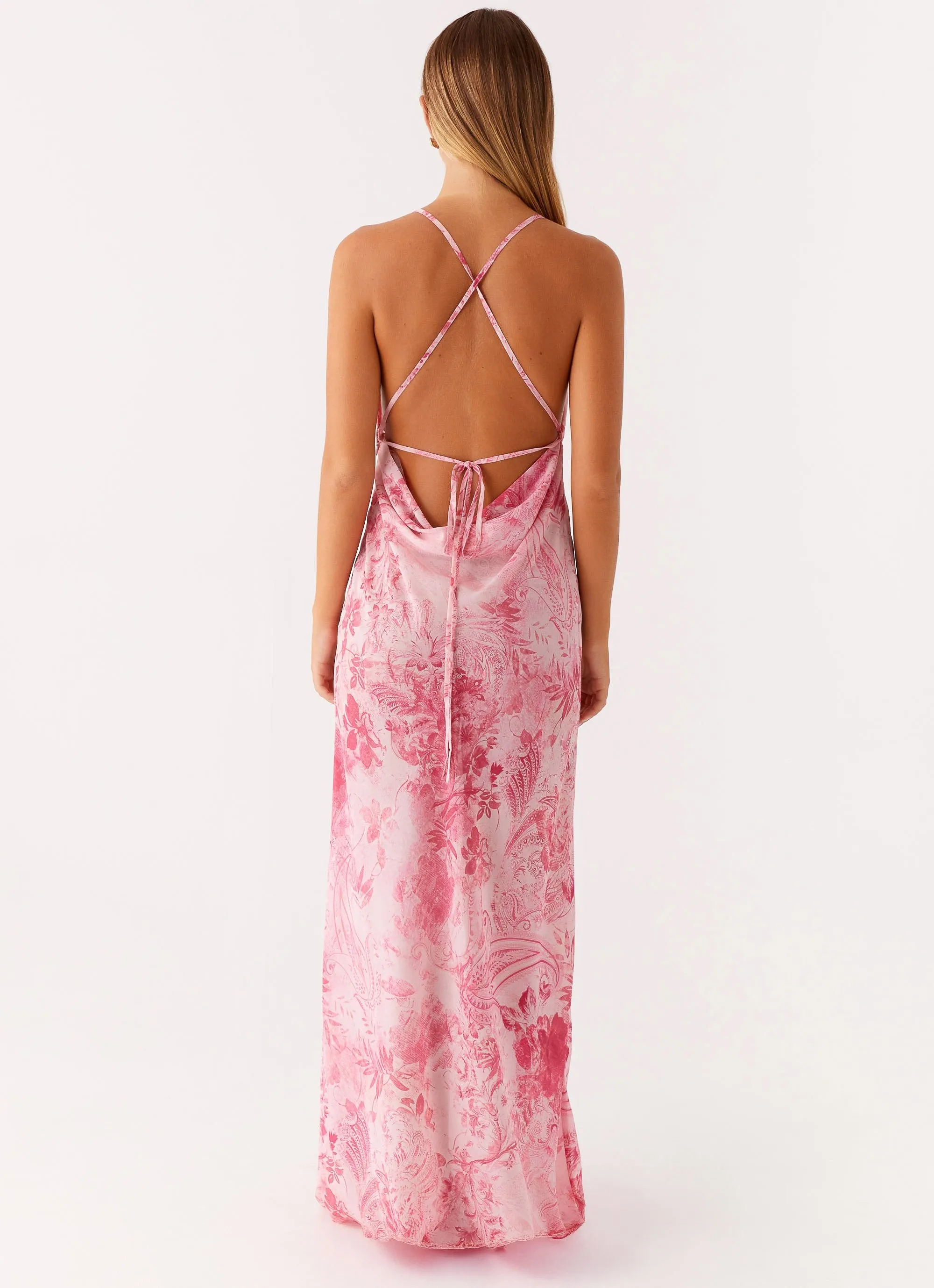 Tara Maxi Dress - Pink Print sold by Peppermayo product image thumbnail 5