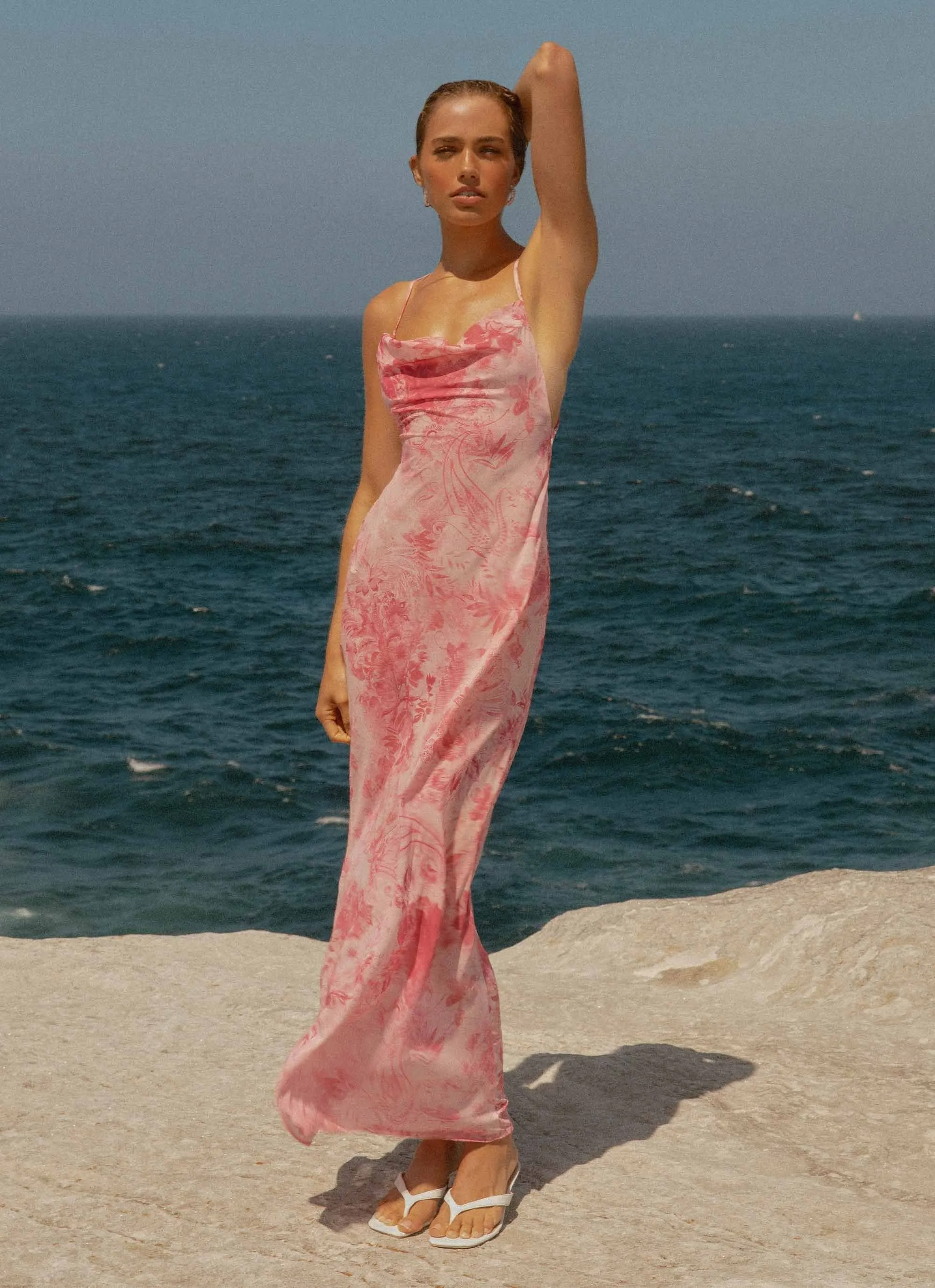 Tara Maxi Dress - Pink Print sold by Peppermayo product image thumbnail 2