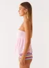 Cassie Tube Top - Pink sold by Peppermayo